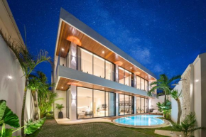Luxury 3BR villa in Canggu, jacuzzi, rice fields